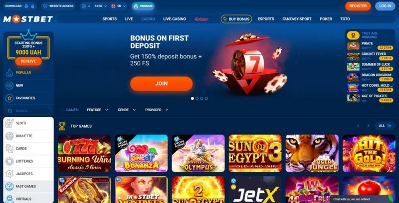 Mostbet Kazino Oyunları və Təchizatçıları